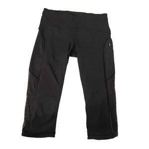 Lululemon‎ Sun Runner Crop Mesh Knee Length Legging Size 6